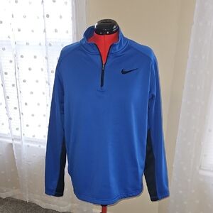 Nike Men's Blue and Black Jacket